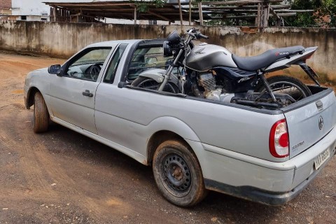 PM recupera moto furtada em Miradouro