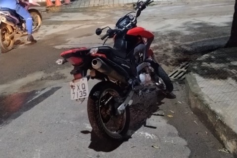 Autor de furto é identificado e moto é recuerada pela PM