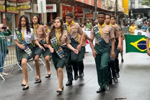 Celebração do 7 de setembro em Muriaé